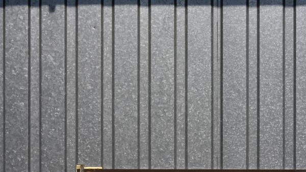 Galvanized panel texture